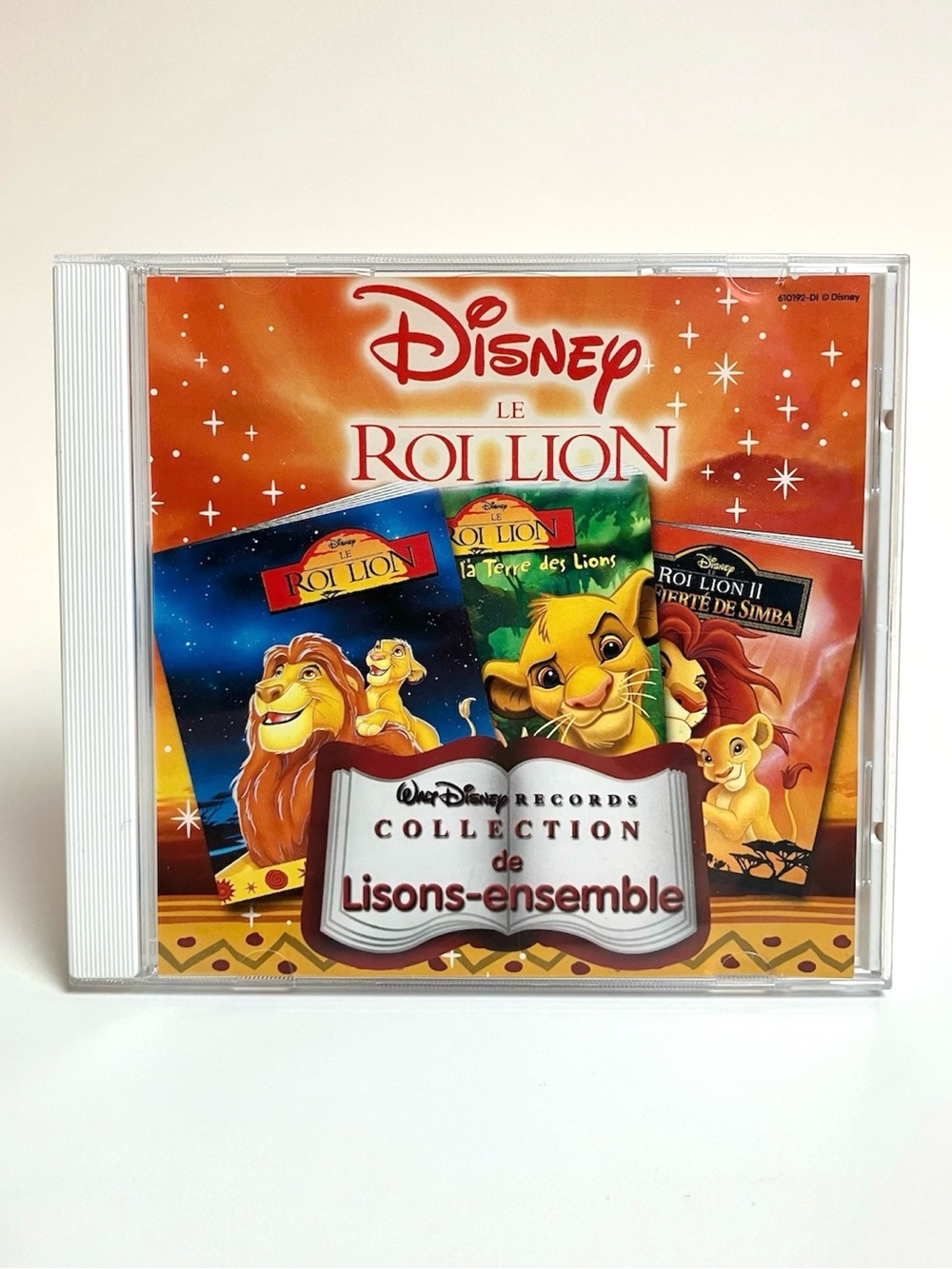 CD Livre audio Le roi lion vintage 90s Collection Lisons-ensemble 3 histoires